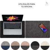 Set 4 Posavasos Reversibles Curvos Texturizados