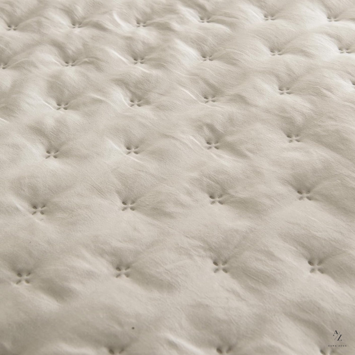 Cubrecama Trebol Beige Avellana