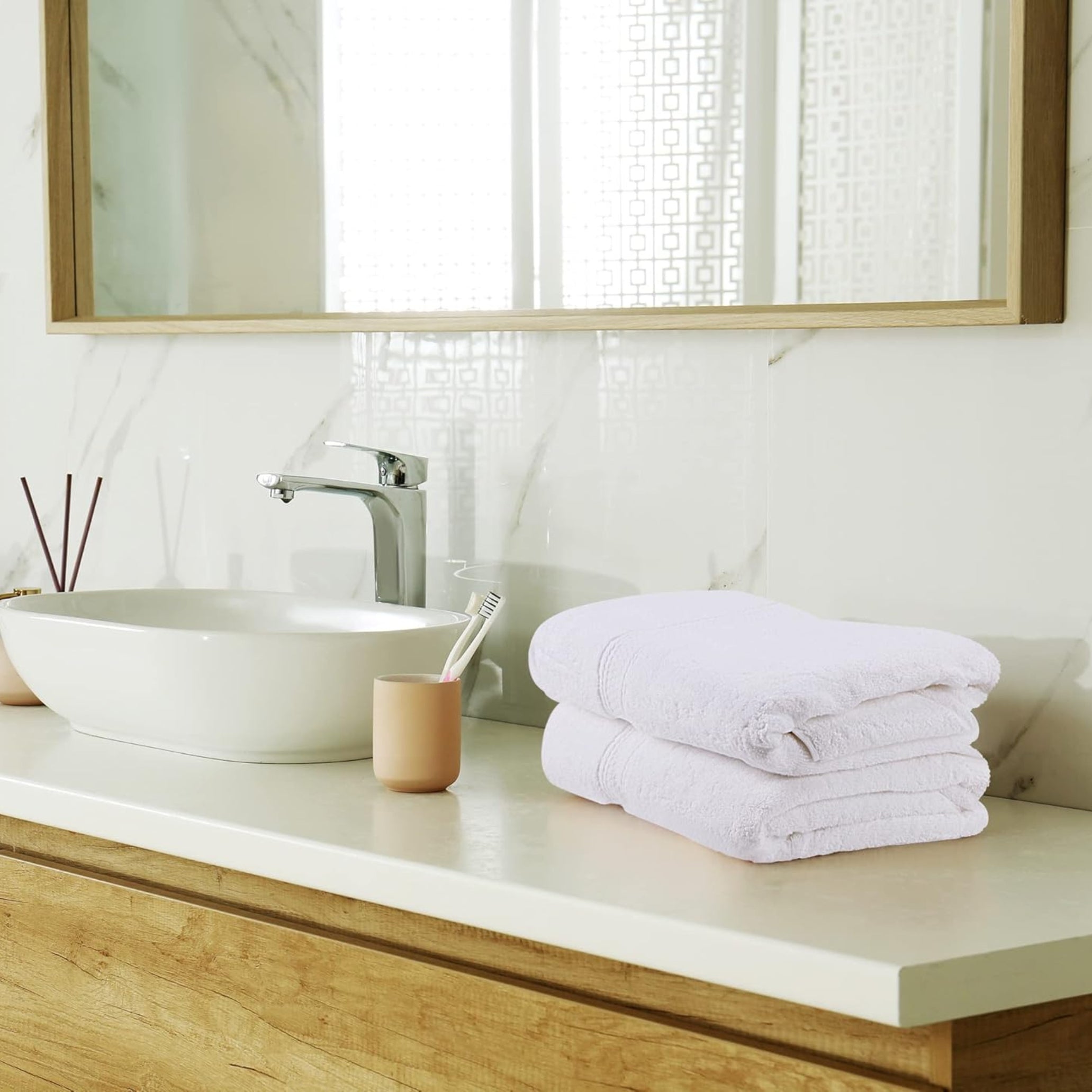 Set De 8 Toallas De Baño Algodon