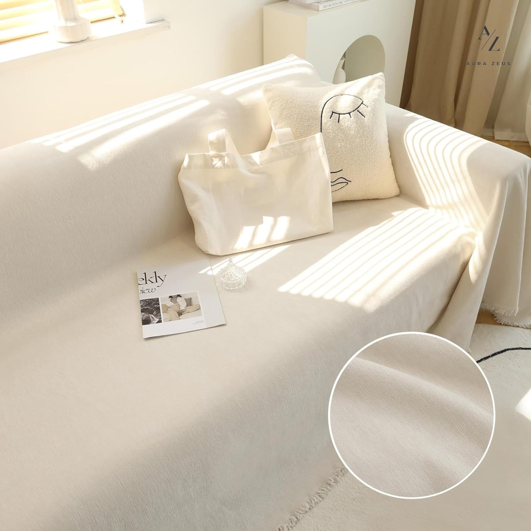 Funda De Sillon Chenilla 3 Cuerpos