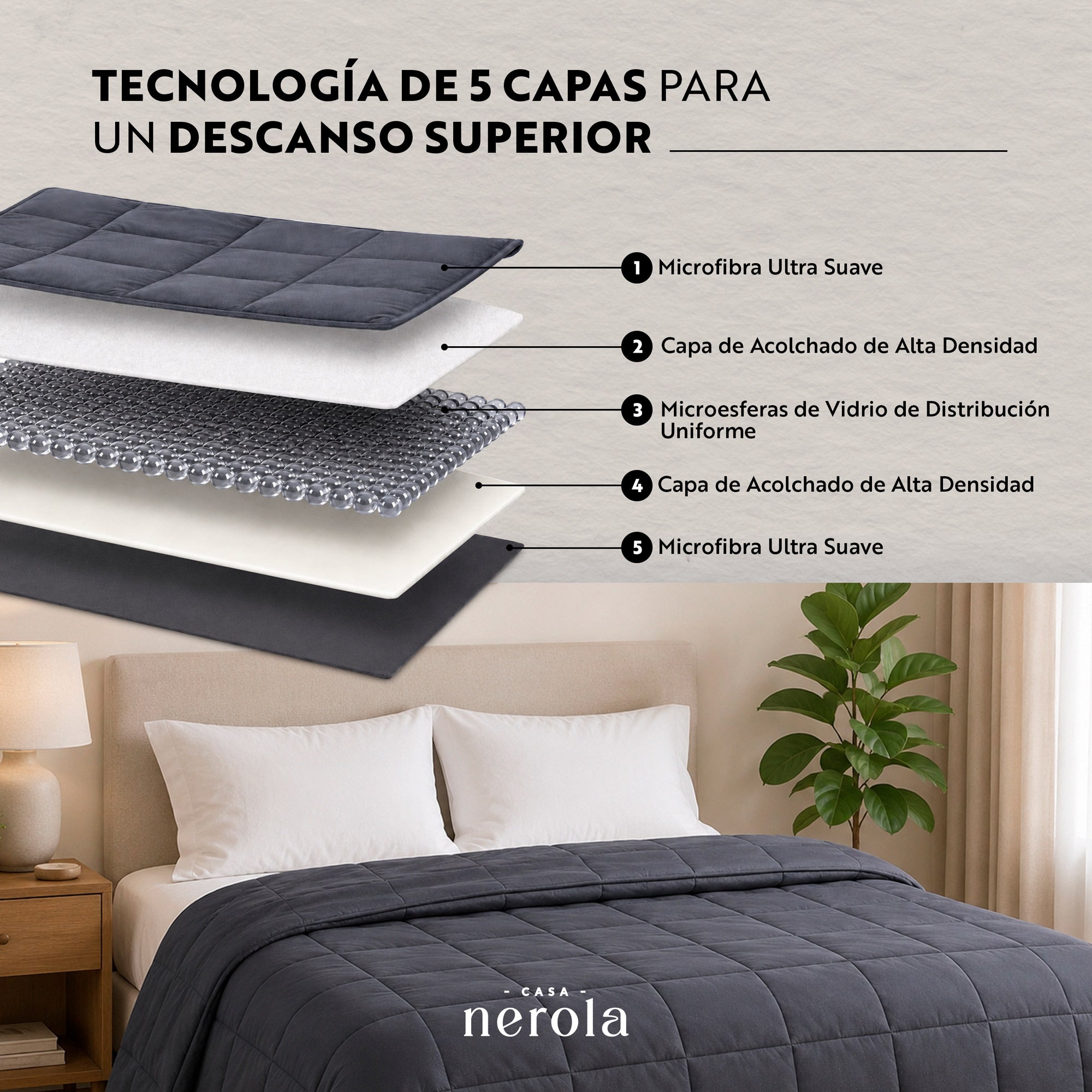 Manta Pesada Gravedad