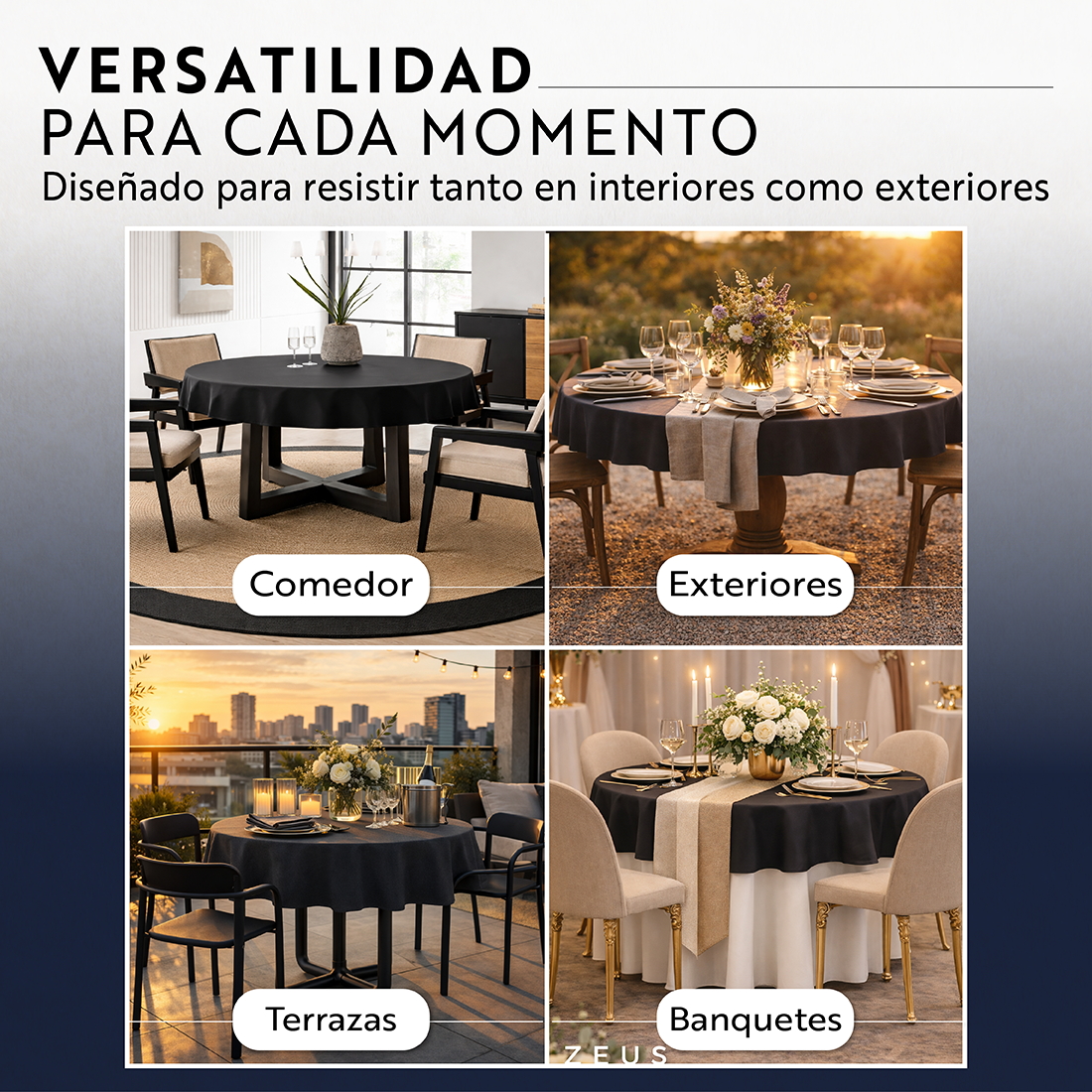 Mantel Antimanchas Redondo 180 Cm