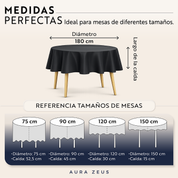 Mantel Antimanchas Redondo 180 Cm