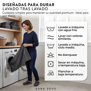 Set De 4 Toallas De Baño Algodon 600 Gr/m2