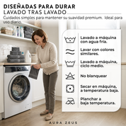 Set De 6 Toallas De Baño Algodon 600 Gr/m2