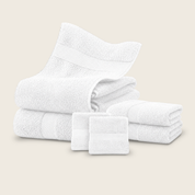 Set De 6 Toallas De Baño Algodon 600 Gr/m2